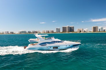 Deal of the Day! 70' Azimut Yacht for Rent in Miami, Florida.