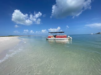 Bateau Tritoon de loisirs en kraft de 25 pieds à louer à Gulfport/St Pete Beach