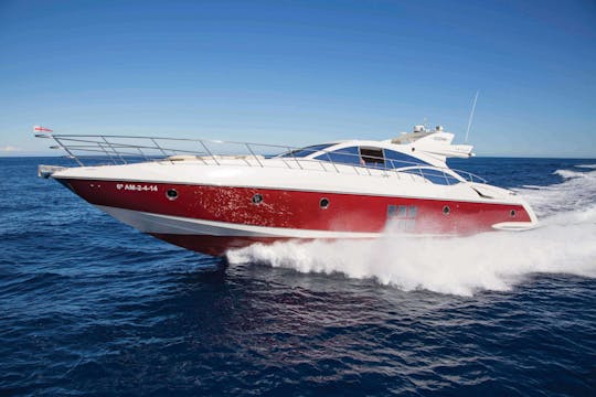 Superbe yacht Azimut 68 S pour une excursion d'une journée à Capri et sur la côte amalfitaine ! 