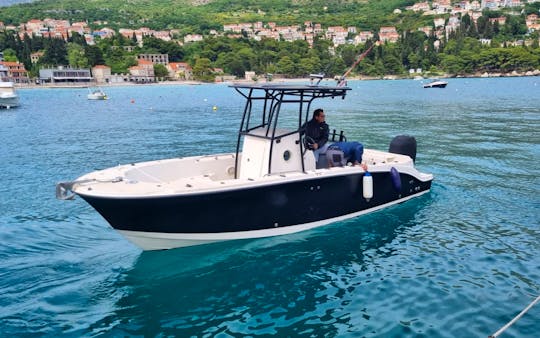 2503 Trophy Center Console Boat Fishing Charter in Cavtat