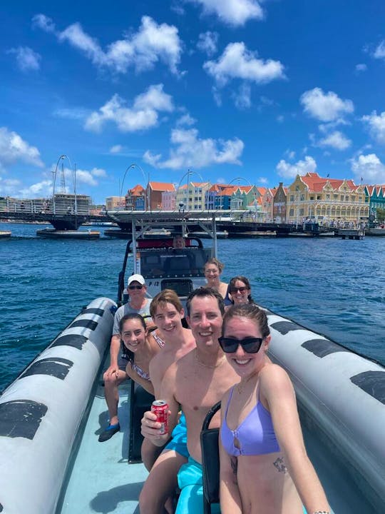 Adrenaline experience! Charter a Powerboat RIB In Curaçao (max. 10 pax)