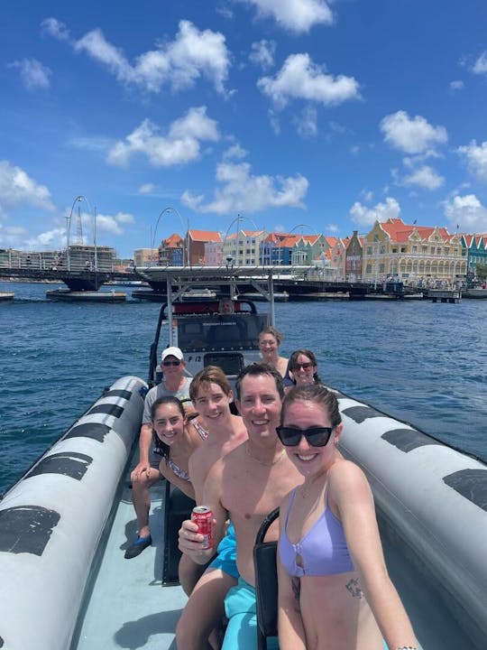 Adrenaline experience! Charter a Powerboat RIB In Curaçao (max. 10 pax)