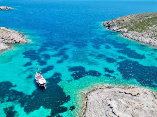 Classic 62' Mahogany Gulet Schooner for rent in Paros