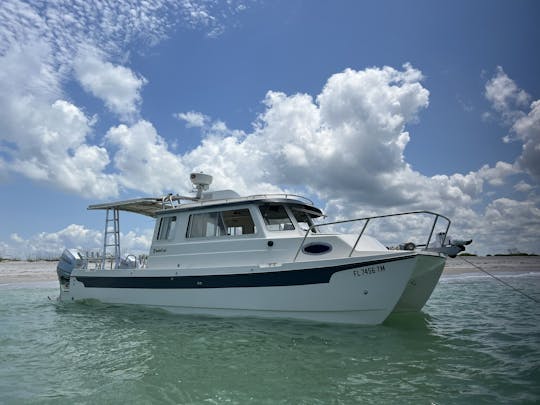 26-ft Catamaran Cabin Cruiser captained by SWFL native Scott Guttery