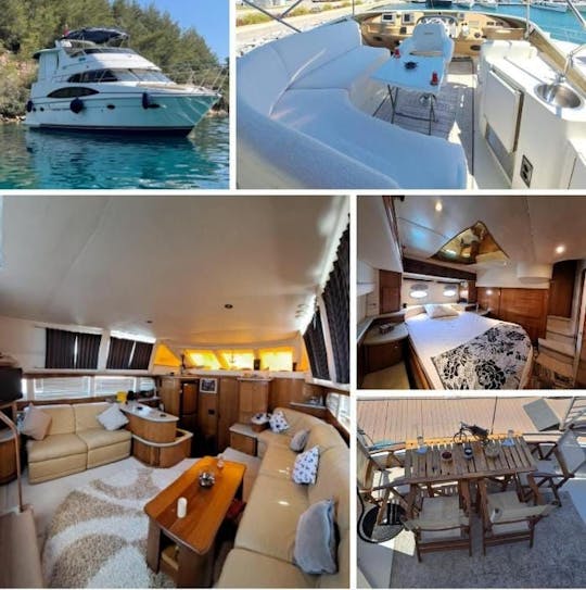 Carver 40 Command Bridge Motor Yacht - Private Tour to DIDIYMA to Bodrum