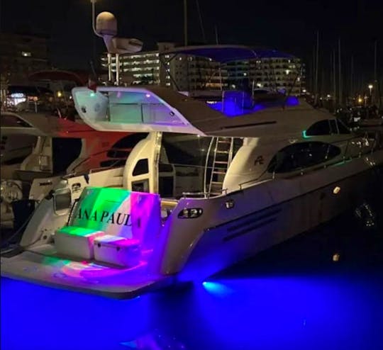 Luxury Azimut 59 ft Yacht in Mazatlan