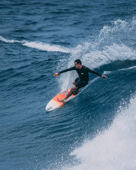 Surfing in Bentota, Sri Lanka