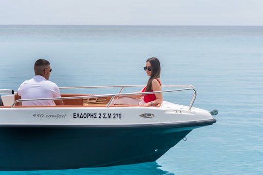 Milos - Eldoris Boat Rentals - Eldoris 2 Black – Nireus 490 Comfort