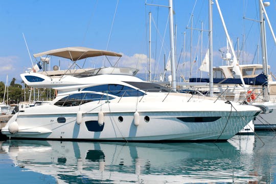 Azimut 47ft Fly Motor Yacht Rental in Cote d'Azur, France