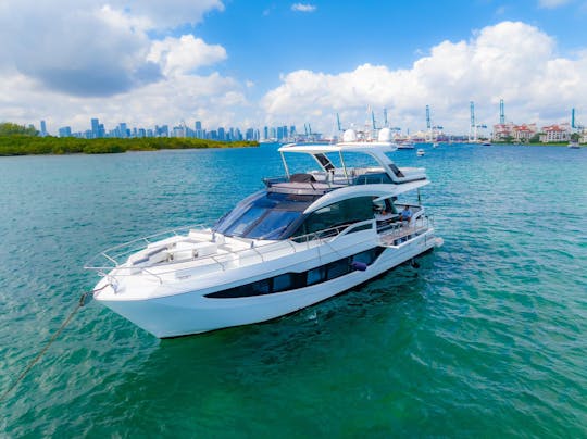 70フィートガレオンフライブリッジラグジュアリー 🛥⭐️ ベイサイドマリーナ 