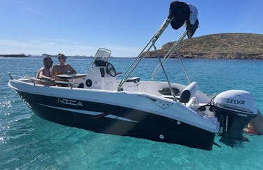 Rent boat B580 'Nica' (6p) without licence in Palma, Spain