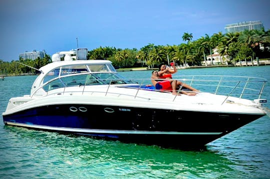 1 heure gratuite - Yacht et jetski à Miami : Sea Ray Sundancer 50 pieds