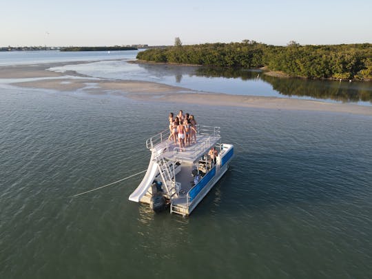 Barco deslizante de dois andares de 26 pés em Saint Pete