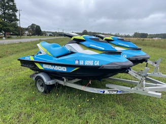 Single or twin Seadoo jet ski rental