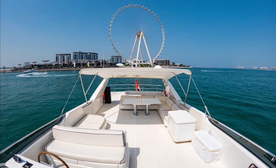 Luxurious 85ft Motor Yacht for rent in Dubai