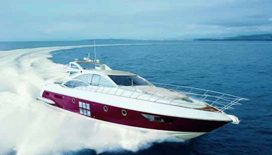 68ft Azimut Motor Yacht Charter To Capri And Amalfi Coast For 10 Guests!