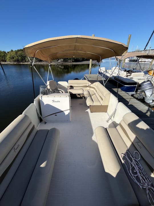 Bateau ponton Fiesta de 20 pieds ! Croisière et fête !