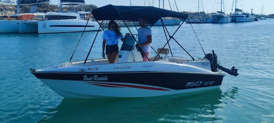 Aluguel de barcos a motor Compass 150cc em Vlichada, Grécia