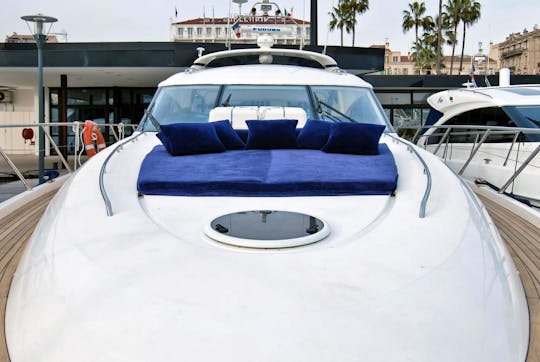 Princess V65 Power Mega Yacht Rental in Saint-Tropez 
