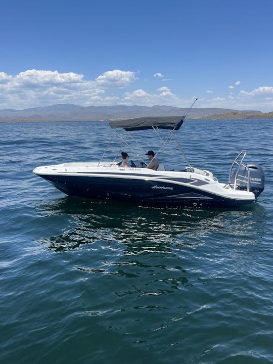 Lancha rápida en Lake Pleasant 