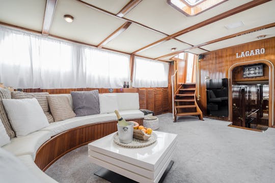 Spacious 24Meters Long Yacht Lagaro / 5 Cabins