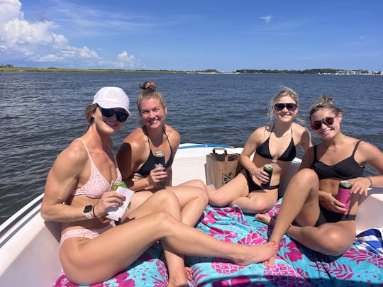 Party Boat, Bachelorette Party, Dolphin Cruise, Folly Beach, South Carolina