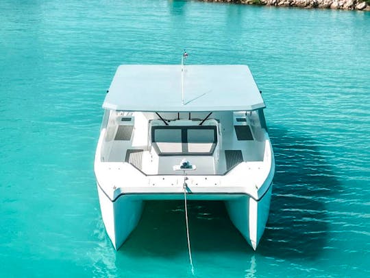 50ft Prestige Deluxe Power Catamaran Luxury in Cancún, Quitana Roo