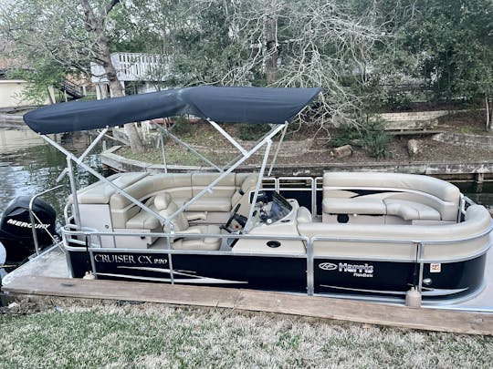 Harris 90HP Pontoon Boat Ready To Go