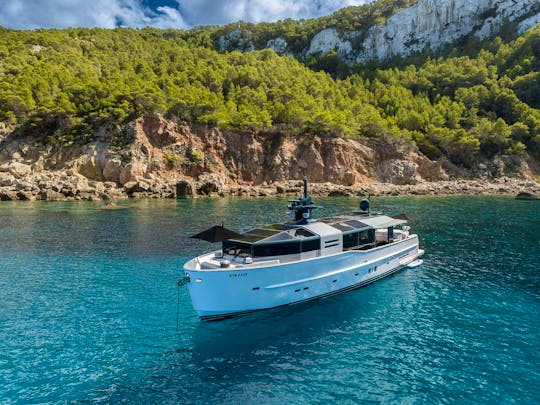 Arcadia 85ft Power Mega Yacht Rental in Eivissa, Illes Balears