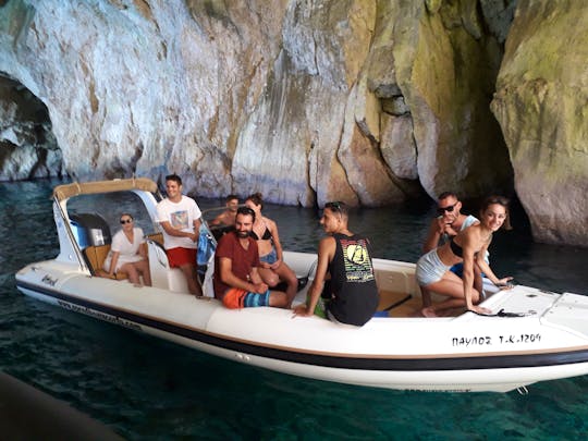Paul boat 8m Rib for rent in Marina Gouvia Corfu