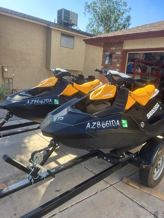 2019 Seadoo Spark Jet Ski Pair Rental in Mesa, Arizona 
