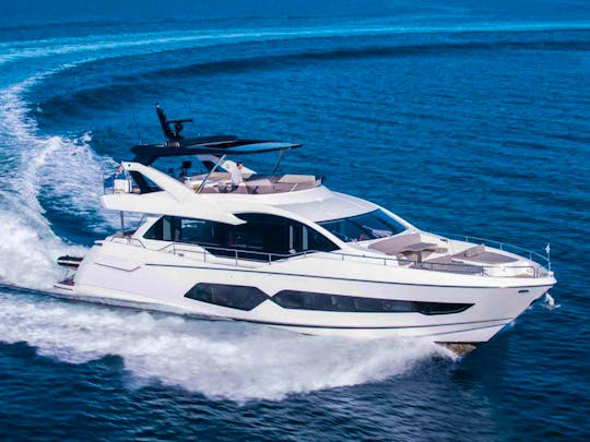 Saahsa Sunseeker 76 💎 Luxury Yacht Rental in Ibiza with concierge