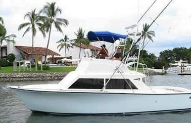 Nuevo Vallarta fishing Charter 32 ft for up to 6 people