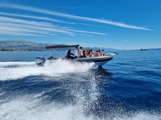 RIB for Blue Cave Group Tour From Hvar