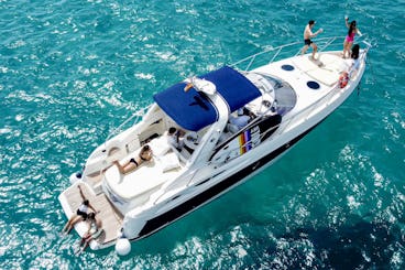 Luxury yacht escape to stunning lagoons on 41ft Cranchi Endurance Sparkling Boat