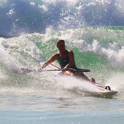 Surf Skiing in Trincomalee, Sri Lanka