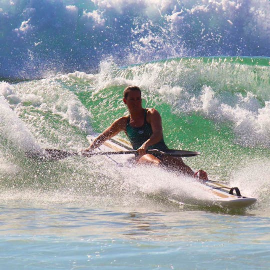Surf Skiing in Trincomalee, Sri Lanka
