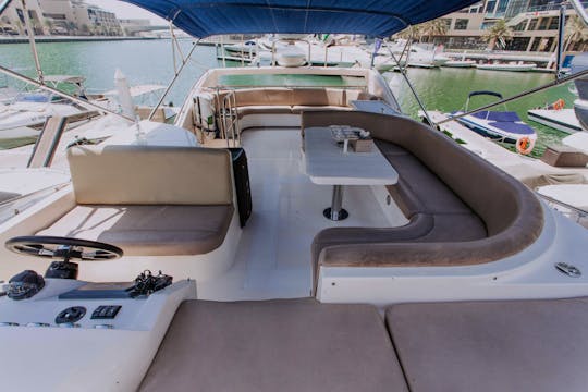 56 ft Majesty - Luxury Yacht Charter in Dubai with Captain and Crew (21 persons)