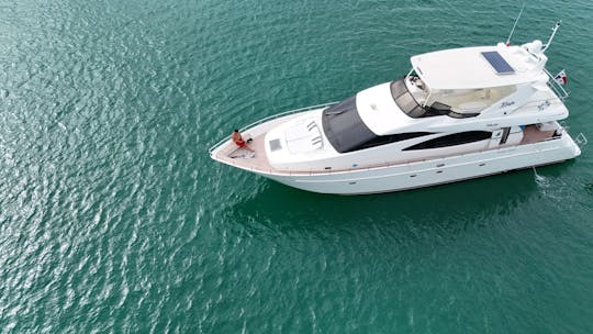 Azimut 70 feet Power Mega Yacht (ideal family plan or party plan) 16 knots