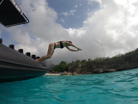 Turtle Swim, Blue Room Cave et excursion à la plage avec Revolt Sport 950 RIB