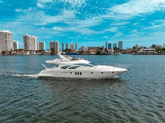 Iconic 65’ Azimut Yacht Charter | Free Jetski and Champagne 