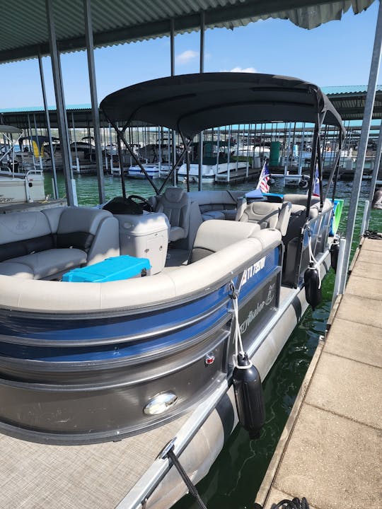 Premium 11 Guest Tri-toon Party Boat Rental - Lake Travis: 10:30AM-2:30PM