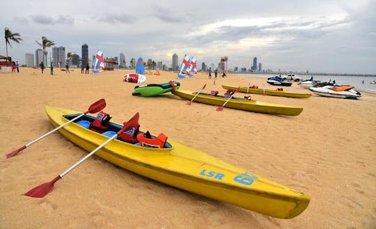 Canoeing in Port City, Sri Lanka