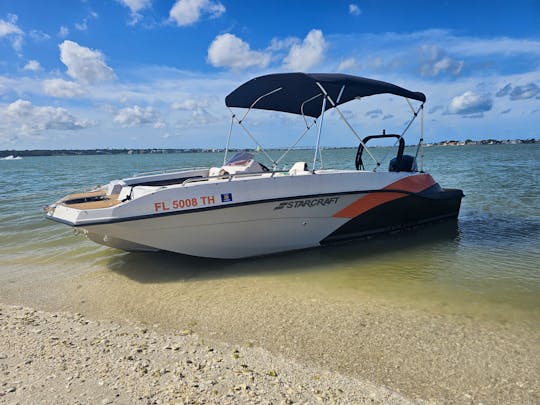 Book This Awesome Starcraft SVX Deck Boat in Clearwater Beach!