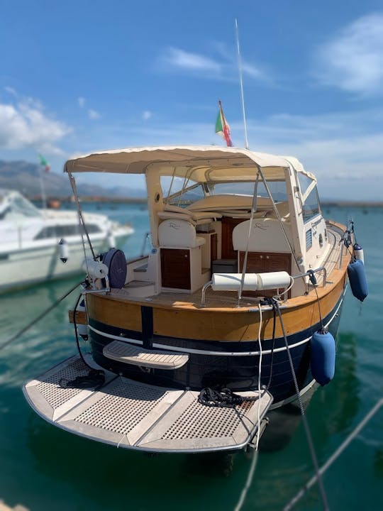 Amalfi Coast Tour On Elegant Apreamare 10 Boat