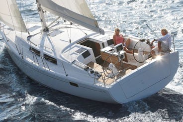 Magnífico velero Hanse 385 de alquiler en la Costa Azul, Francia