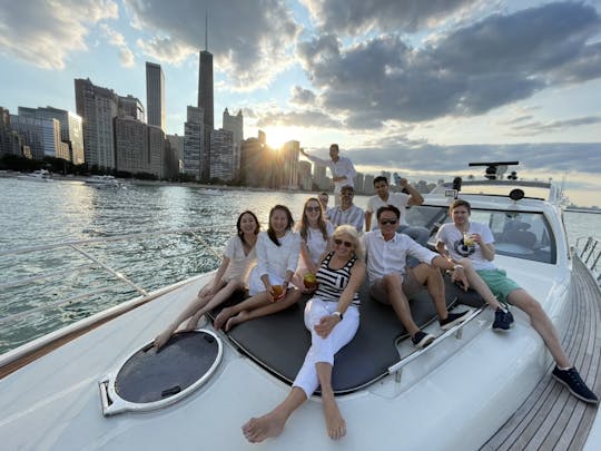 Iate italiano de luxo Azimut de 63 pés - 12 pessoas - Chicago