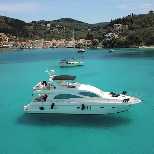 Luxury motor yacht Majesty 66 for charter in Greece (Corfu)