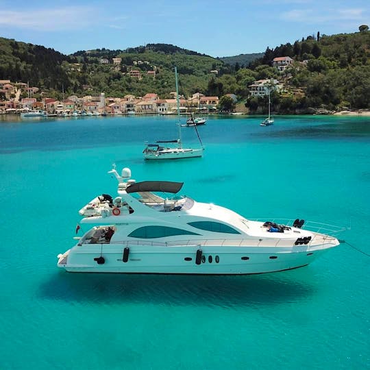 Luxury motor yacht Majesty 66 for charter in Greece (Corfu)