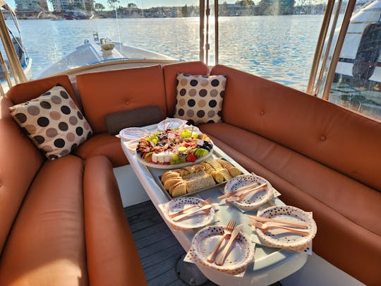 21' Luxury Electric Duffy Boat in Newport Beach